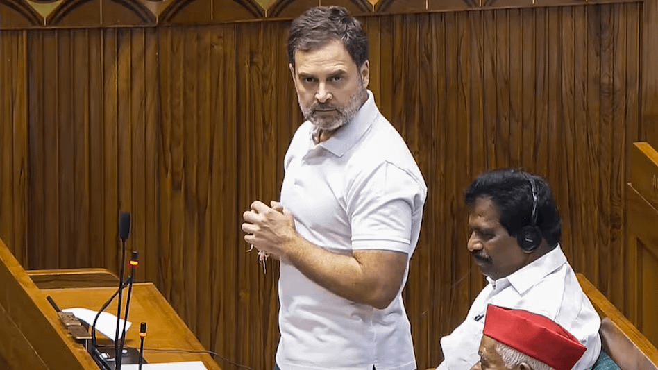 राहुल गांधी ने संसद मे सनातन को किया नंगा !